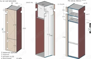 PROIECTARE MOBILIER schite   cote debitare placi   colaborare factura - imagine 2