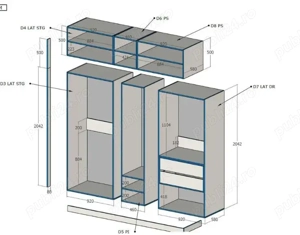 PROIECTARE MOBILIER schite   cote debitare placi   colaborare factura - imagine 3