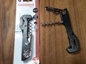 Tirbuson ospatar sommelier italienesc Ghidini cu parghie si cutit folie