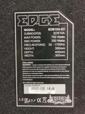 Subwoofer Auto activ 250w RMS  - imagine 4