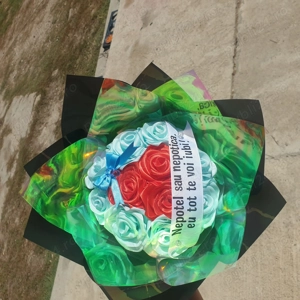 buchete din satin .Martisoare 1 -8 martie  - imagine 3