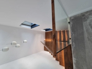 Trepte lemn  balustrada  riflaje  blaturi - imagine 5