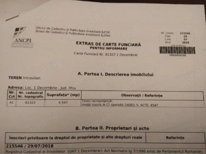 Teren intravilan 1 Decembrie jud Ilfof  - imagine 3