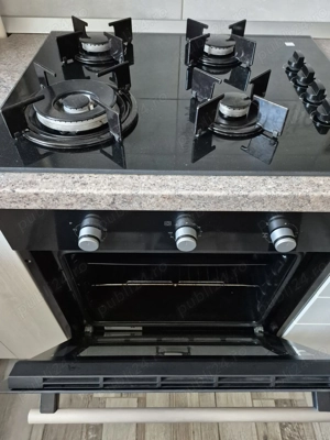 Aragaz cu plita pe gaz si cuptor electric