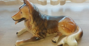 Portelan Caine Lup , Bibelou Dimensiuni Mari , Anii 60 