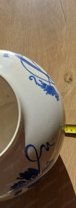 Vaza Portelan Acid Floral Delft  - imagine 4