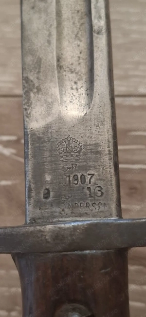 Baionetă Sabie Anglia M1907 produsa de Sanderson