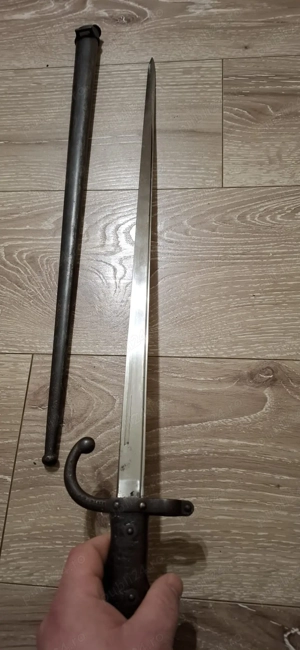 Baionetă Sabie Franta - Gras M1874 produsă de Châtellerault