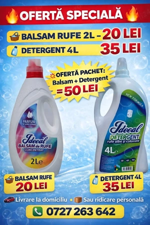 Vand detergent de rufe 
