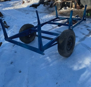 Remorcă forestieră solidă pentru tractor până în 60Cp  - imagine 6