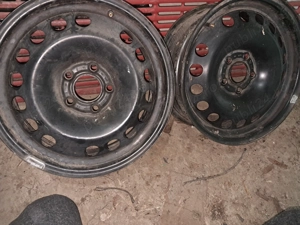 Vând jante tabla Opel astra h 205.55.16  - imagine 2