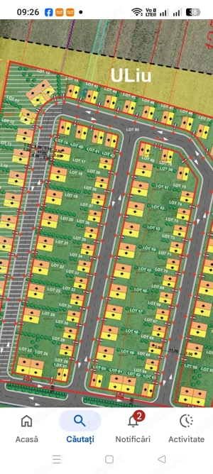 Vand lotiri teren intravilan 500-600 mp Caramidarie ANL BARLAD.