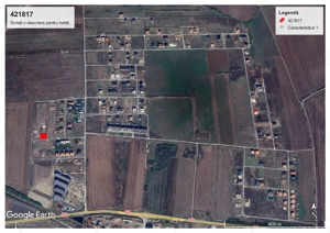 Teren Sacalaz inainte de bariera, pe dreapta, la intrare, cu utilitati