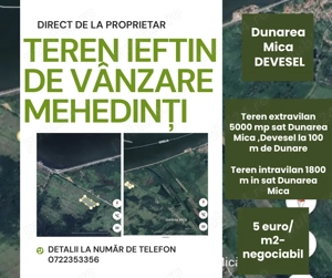 Teren ieftin de vânzare in Mehedinți - imagine 3