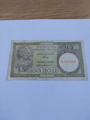 Bancnota veche 20 lei 1947,frumoasa merita colectionata