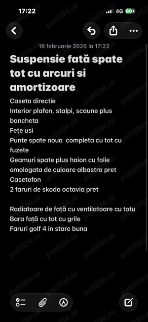 Dezmembrez golf 4 multe piese disponibile (bara spate stopuri si motorul nu mai sunt) in rest orice  - imagine 6