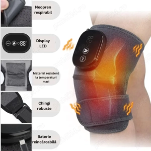 3 in 1 Genunchera, Cotiera, Orteza umar, Trei niveluri de incalzire, Trei moduri de vibratii - imagine 5