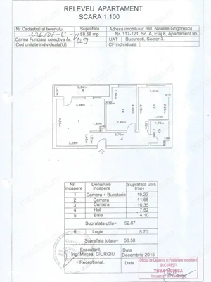 Apartament 3 camere, centrală proprie, parcare opțională, Grigorescu - imagine 10