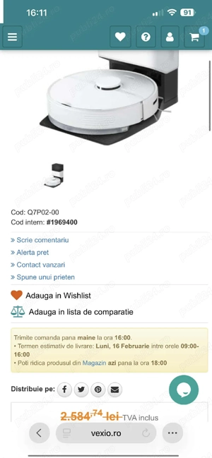 Aspirator robot Roborock Q7 Max  - imagine 5