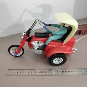 Motocicleta vintage Viobal, Tsoper Yamaha 1750 din anii 1970, fabricata în Grecia, cu baterie - imagine 3