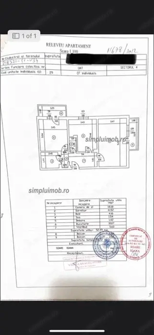 Decomandat Centrala Proprie Loc de Parcare 2 camere Piata Resita - imagine 6