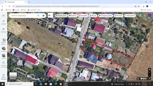 Teren 1053 mp cu deschidere 18 m – Războieni, str. Turcești