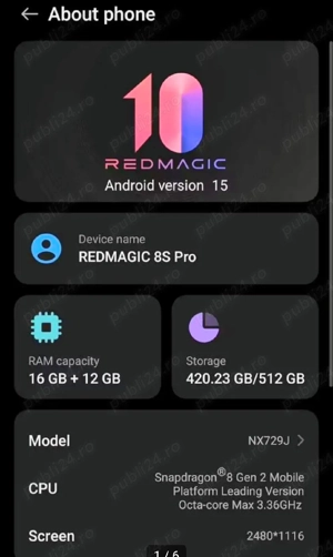 Red magic 8s pro 512gb - imagine 4