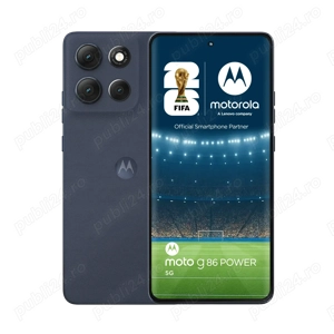 Vand Telefon NOU, SIGILAT, Motorola g86 Power, Dual SIM, 256GB, 12GB RAM, 5G,dark blue