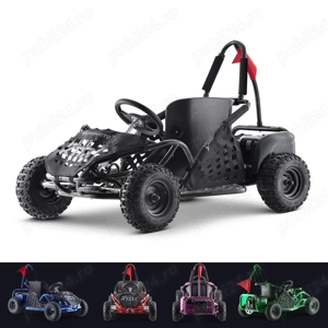 Kart electric pentru copii Kinder ecoGokart 1000W, baterie 48V