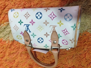  Geanta Louis Vuitton Nano Speedy - imagine 5