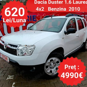 Dacia Duster 1.6 Benzina - RATE de la 620 Lei pe Luna