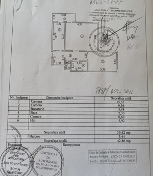 PROPRIETAR - persoană fizică, vând  apartament 2 camere decomandat, etaj intermediar 