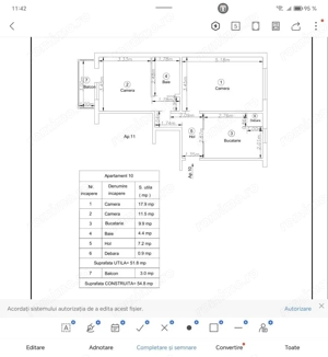 Apartament cu 2 camere,  centrala proprie, acoperis zona Soarelui  - imagine 2