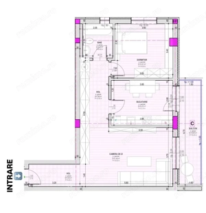 Apartament la cheie cu 3 camere si balcon zona Pictor Brana Selimbar - imagine 5