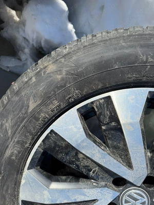 SET Jante Touareg 18 x 8J et25 5 x 112mm + Anvelope Bridgestone iarna CADOU - imagine 3