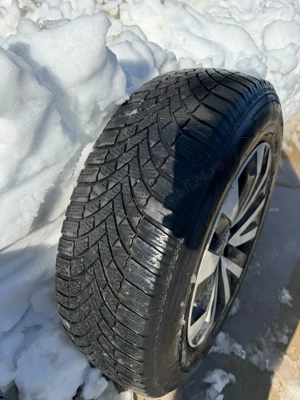 SET Jante Touareg 18 x 8J et25 5 x 112mm + Anvelope Bridgestone iarna CADOU - imagine 4