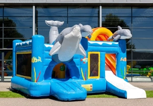  Castele gonflabile profesionale cu tobogan   AFACERE LA CHEIE | STARE FOARTE BUNĂ - imagine 3