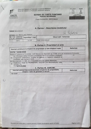 De vânzare teren intravilan Baicoi - imagine 2