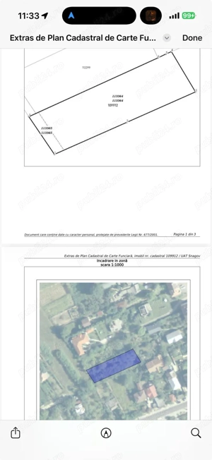 Teren intravilan Snagov - imagine 3