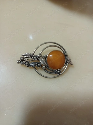 Broșă argint vintege