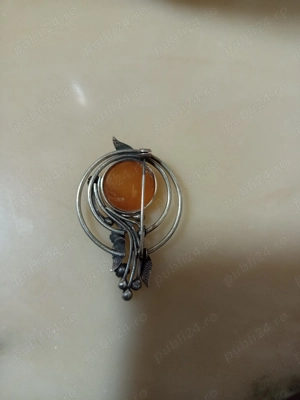 Broșă argint vintege - imagine 4