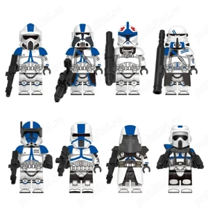 Set 8 Minifigurine tip Lego Star Wars Galactic Marines 501st Legion