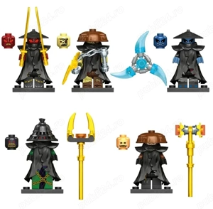Set 5 Minifigurine tip Lego Ninjago cu Forbidden Five Phantom Ninjas