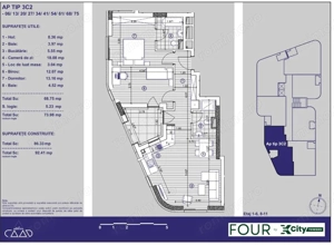 Apartament cu 3 camere și parcare subterană | XCity Timișoara - imagine 9