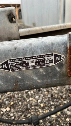 platformă remorcă 2500 kg - imagine 2