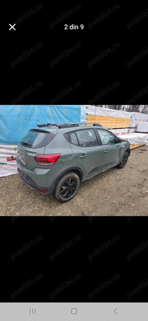 Vand Dacia Sandero Stepway + GPL  2 km  AVARIATA - imagine 4
