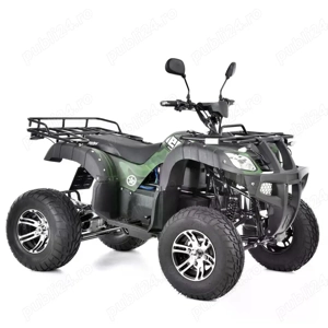  ATV electric Hecht Huron Army XXL 2200W 72V 52Ah cu diferential, roti 10 inch