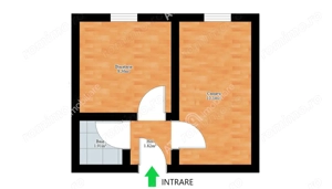 Garsoniera decomandata la etajul 1 in zona Lupeni din Sibiu - imagine 6