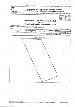 De vanzare terenuri intravilane extravilane Alunis-Prahova - imagine 5