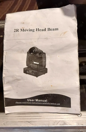 Moving Head Beam 2R doua bucati + case - imagine 5